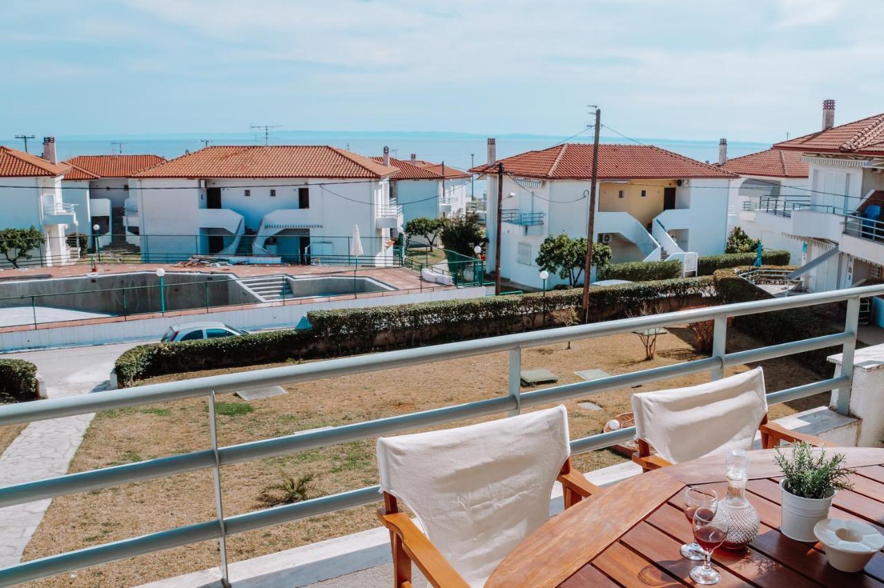Dimitra'S Sunset View Apartment Kalyves Polygyrou Dış mekan fotoğraf